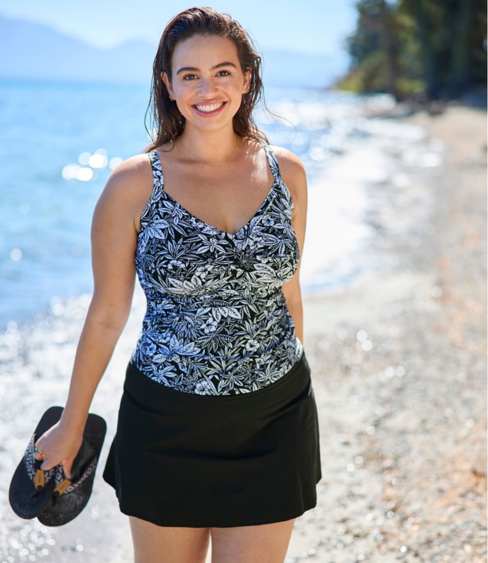 L.L.Bean Discount | Women's Shaping Swimwear, Tankini Top Print