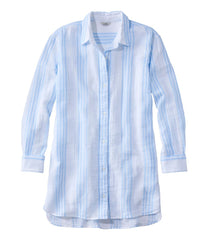 L.L.Bean For Sale | Women's Cloud Gauze Cover-Up Shirt, Stripe