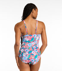L.L.Bean US | Women's BeanSport Swimwear, Squareneck Tanksuit Print