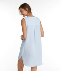L.L.Bean New | Women's Cloud Gauze Cover-Up Dress, Stripe