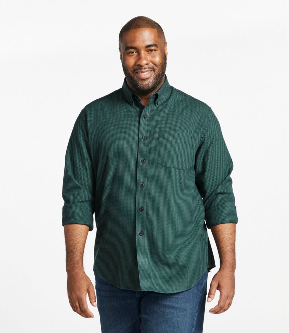 L.L.Bean New | Men's Wicked Good Flannel Shirt, Traditional Fit, Houndstooth