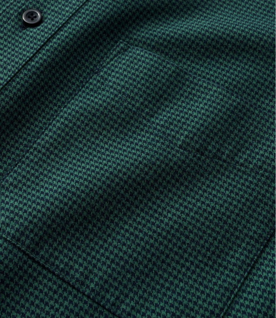 L.L.Bean New | Men's Wicked Good Flannel Shirt, Traditional Fit, Houndstooth