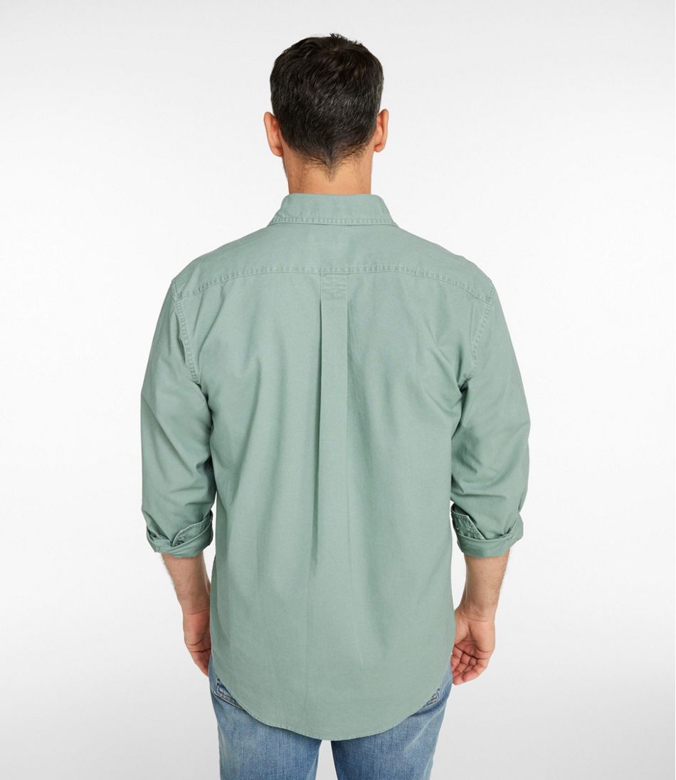 L.L.Bean US | Men's Sunwashed Canvas Shirt, Traditional Fit
