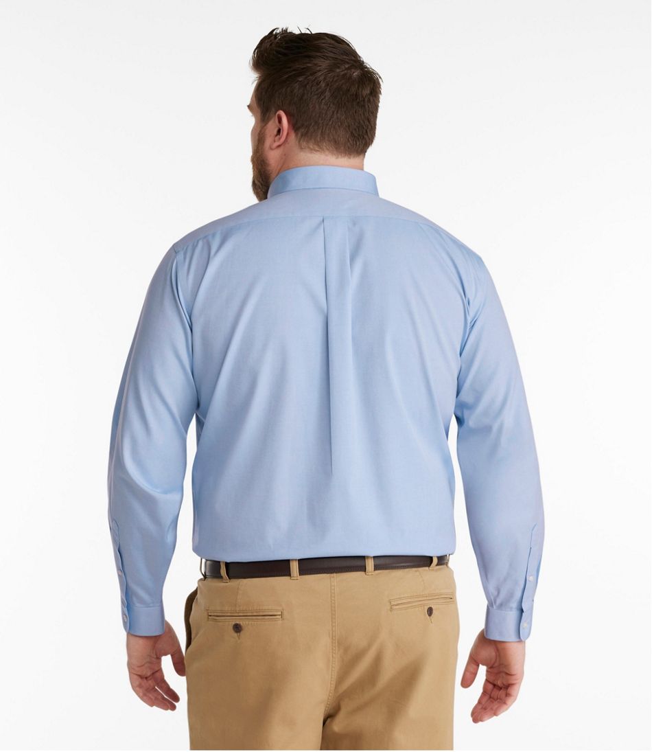 L.L.Bean Discount | Men's Wrinkle-Free Pinpoint Oxford Cloth Shirt, Traditional Fit