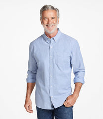 L.L.Bean New | Men's Comfort Stretch® Oxford Shirt, Traditional Untucked Fit