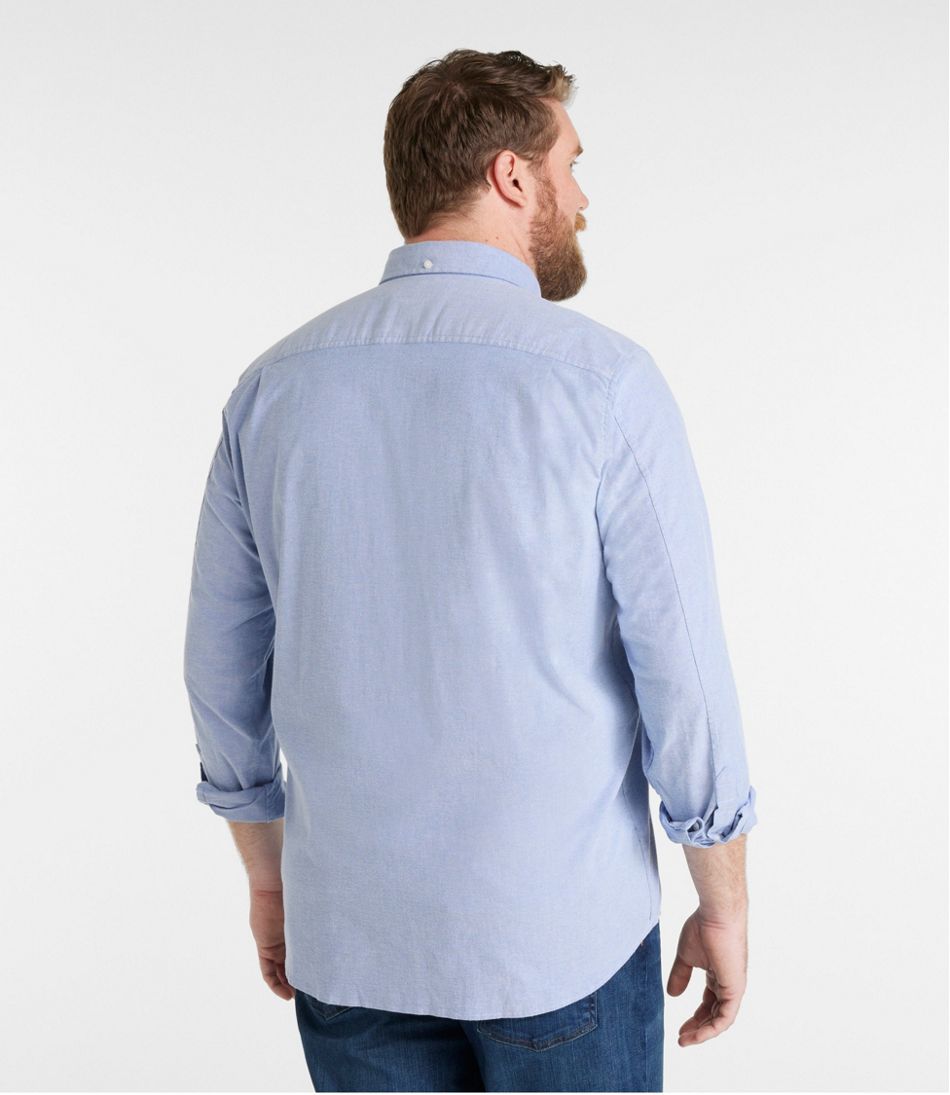L.L.Bean New | Men's Comfort Stretch® Oxford Shirt, Traditional Untucked Fit
