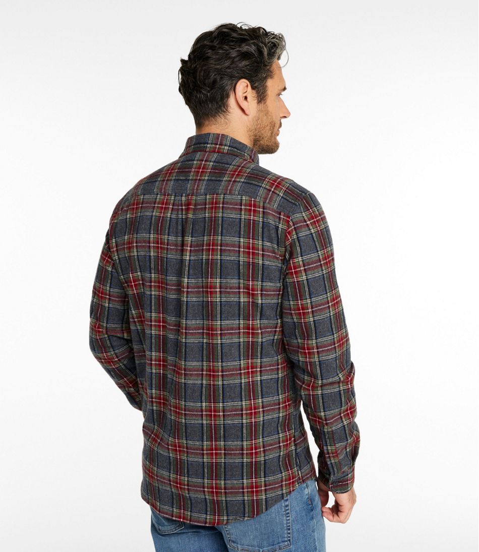 L.L.Bean Online | Men's Scotch Plaid Flannel Shirt, Slim Fit