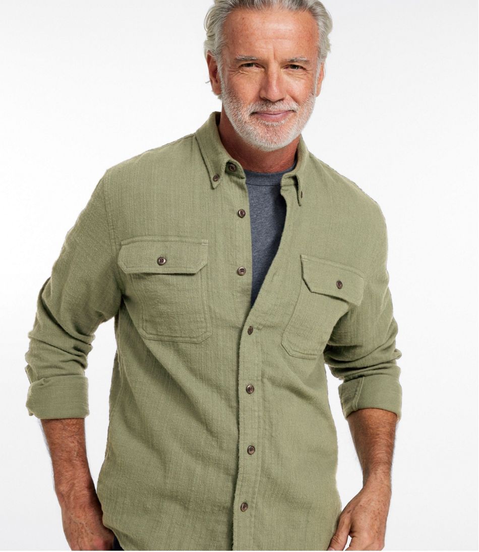 L.L.Bean US | Men's 1912 Field Flannel Shirt, Slightly Fitted Untucked Fit