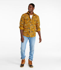 L.L.Bean New | Men's Signature 1933 Chamois Cloth Shirt, Slim Fit, Pattern
