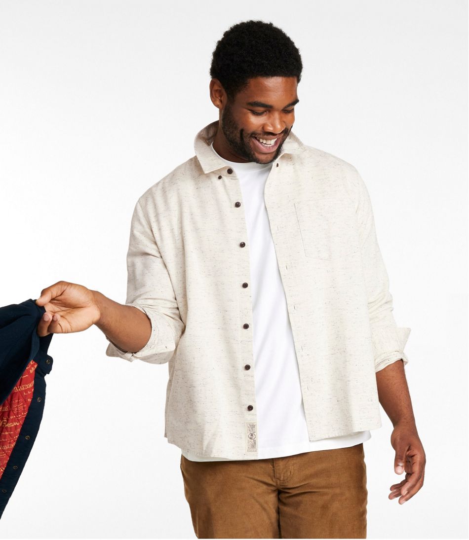 L.L.Bean | Men's Signature Donegal Woven Shirt, Long-Sleeve