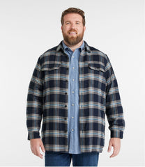 L.L.Bean Online | Men's Fleece-Lined Flannel Shirt, Traditional Fit