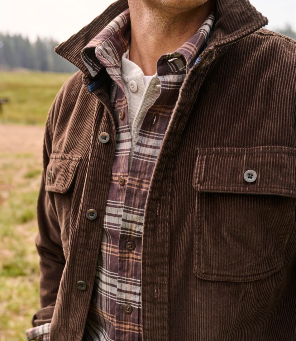L.L.Bean On Sale | Men's Rangeley Corduroy Shirt, Slightly Fitted
