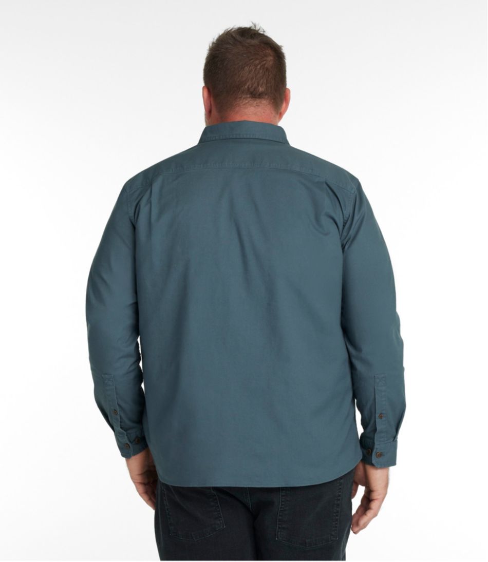 L.L.Bean For Sale | Men's BeanFlex® Twill Shirt, Slightly Fitted Untucked Fit, Long-Sleeve