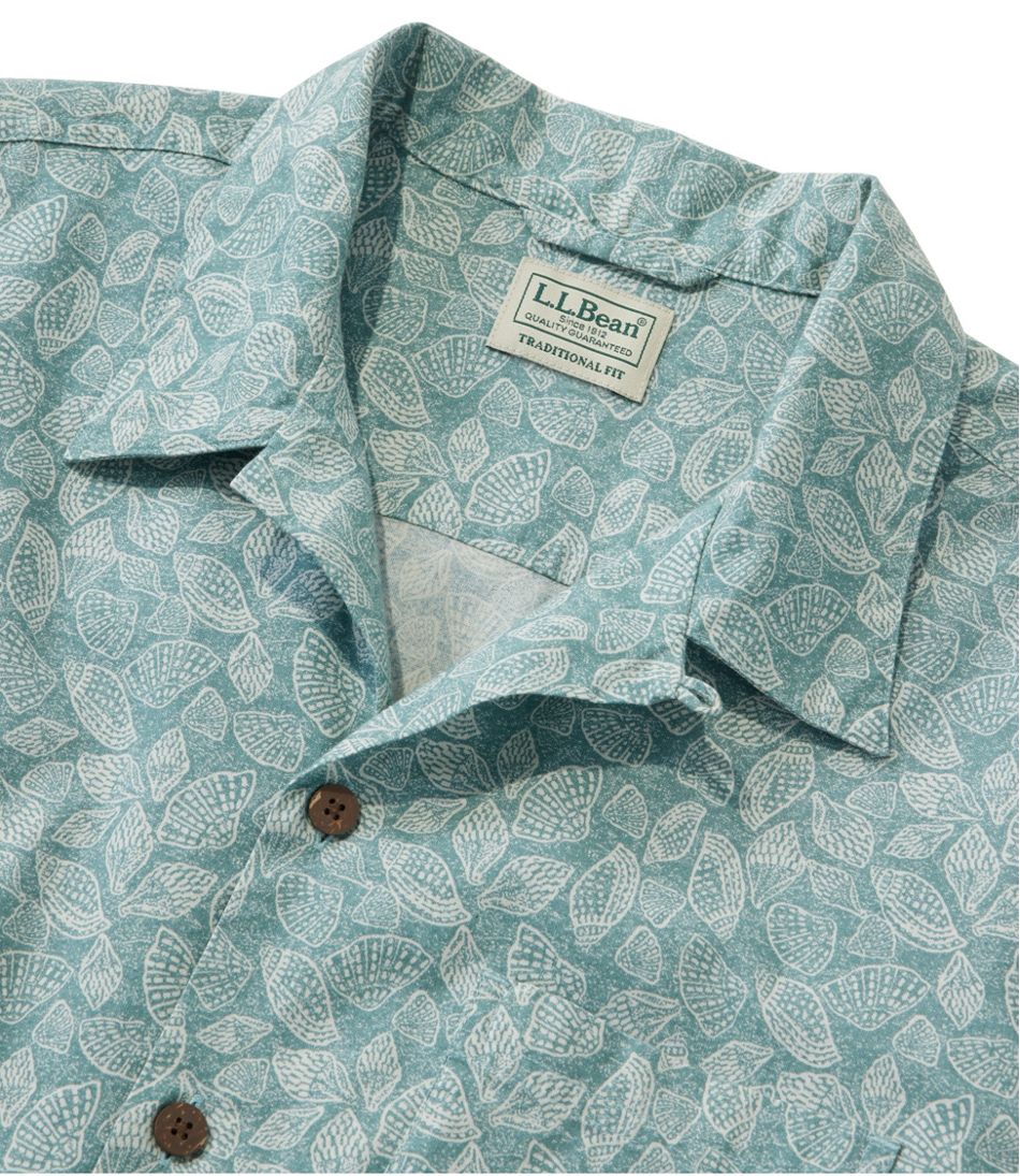 L.L.Bean New | Men's Tropics Shirt, Short-Sleeve Print