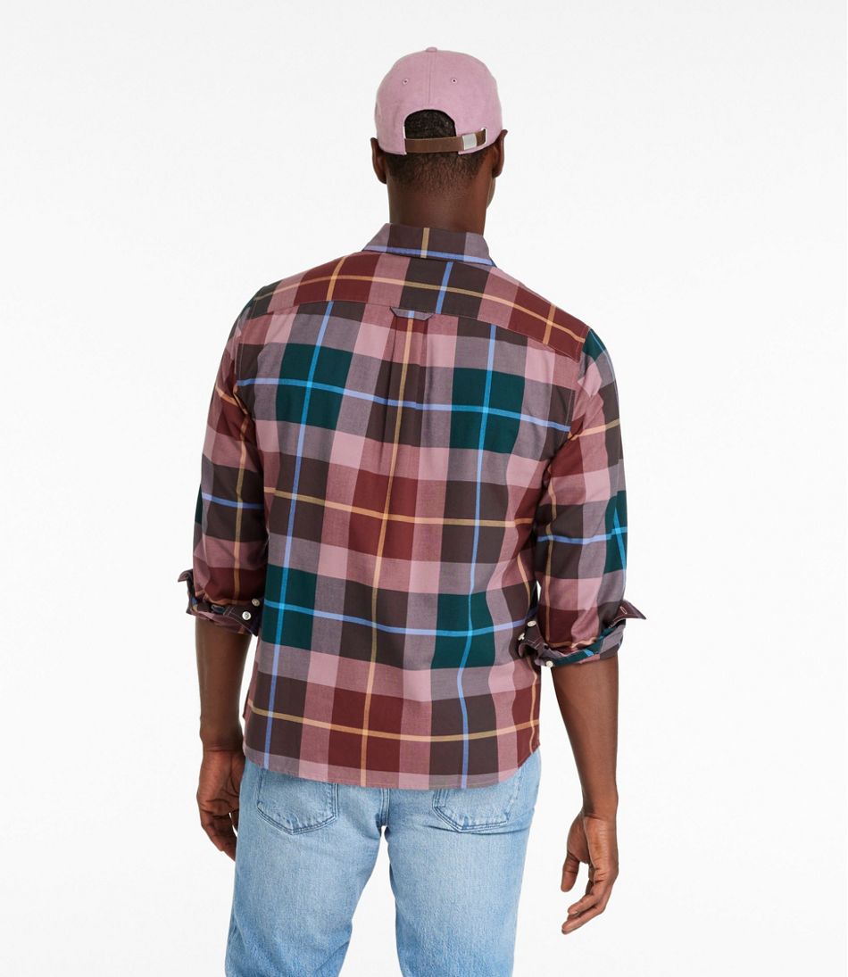 L.L.Bean Discount | Men's Signature Premium Pima Cotton Oxford Shirt, Long-Sleeve