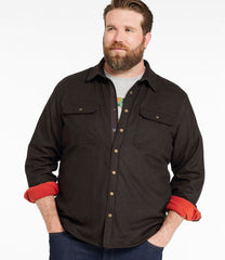 L.L.Bean Online | Men's Maine Guide Lightweight Lined Wool Field Shirt