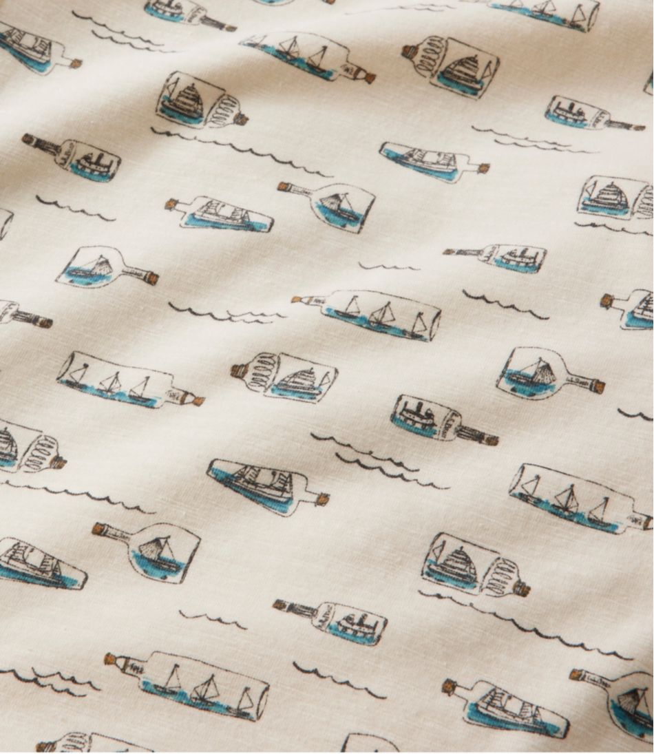 L.L.Bean Discount | Men's Lakewashed Performance Shirts, Button-Front Shirt, Short-Sleeve, Print