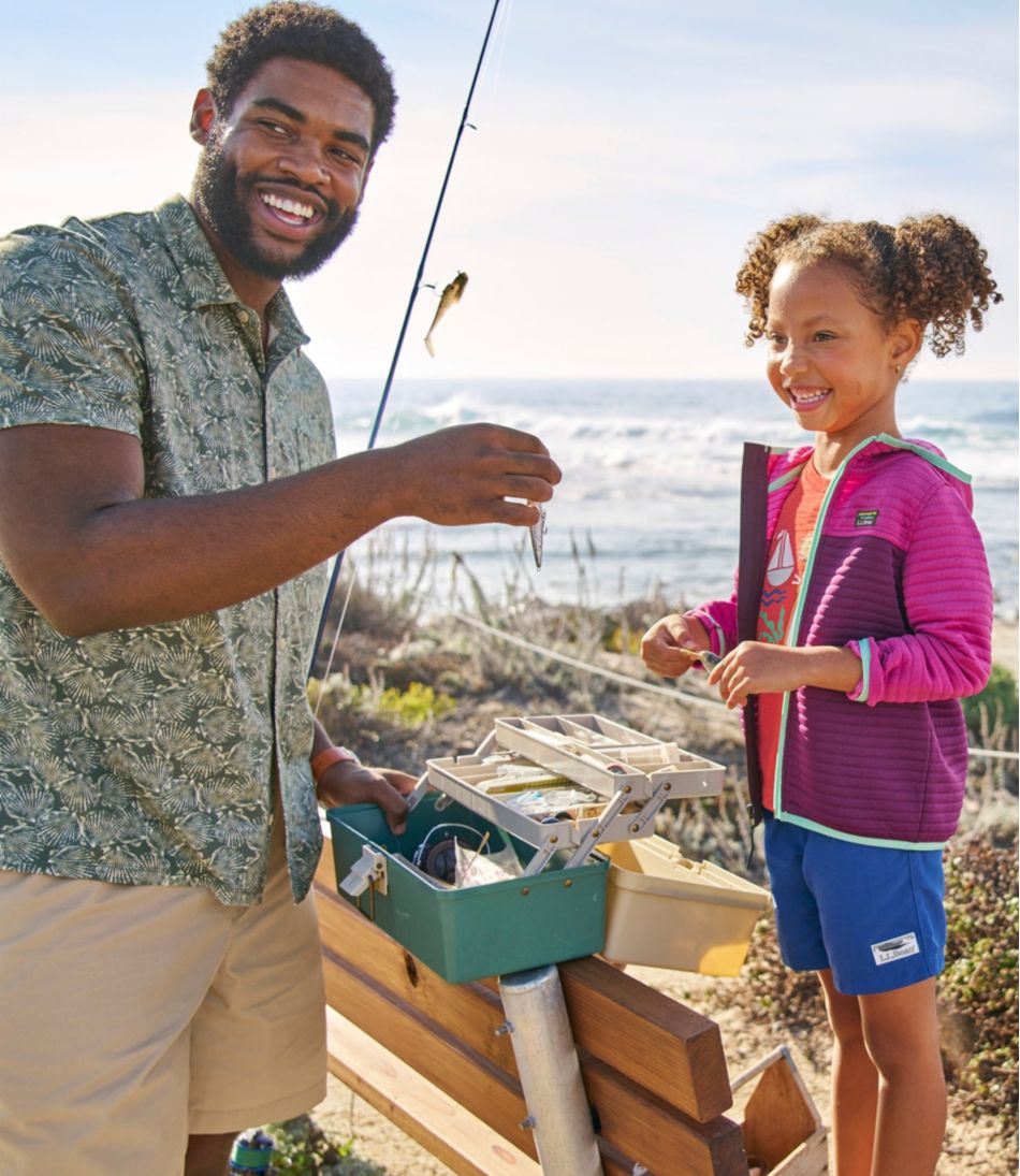 L.L.Bean Discount | Men's Lakewashed Performance Shirts, Button-Front Shirt, Short-Sleeve, Print
