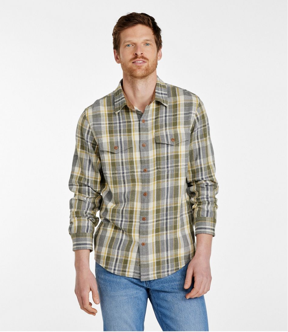 L.L.Bean For Sale | Men's Signature Heritage Textured Flannel Shirt