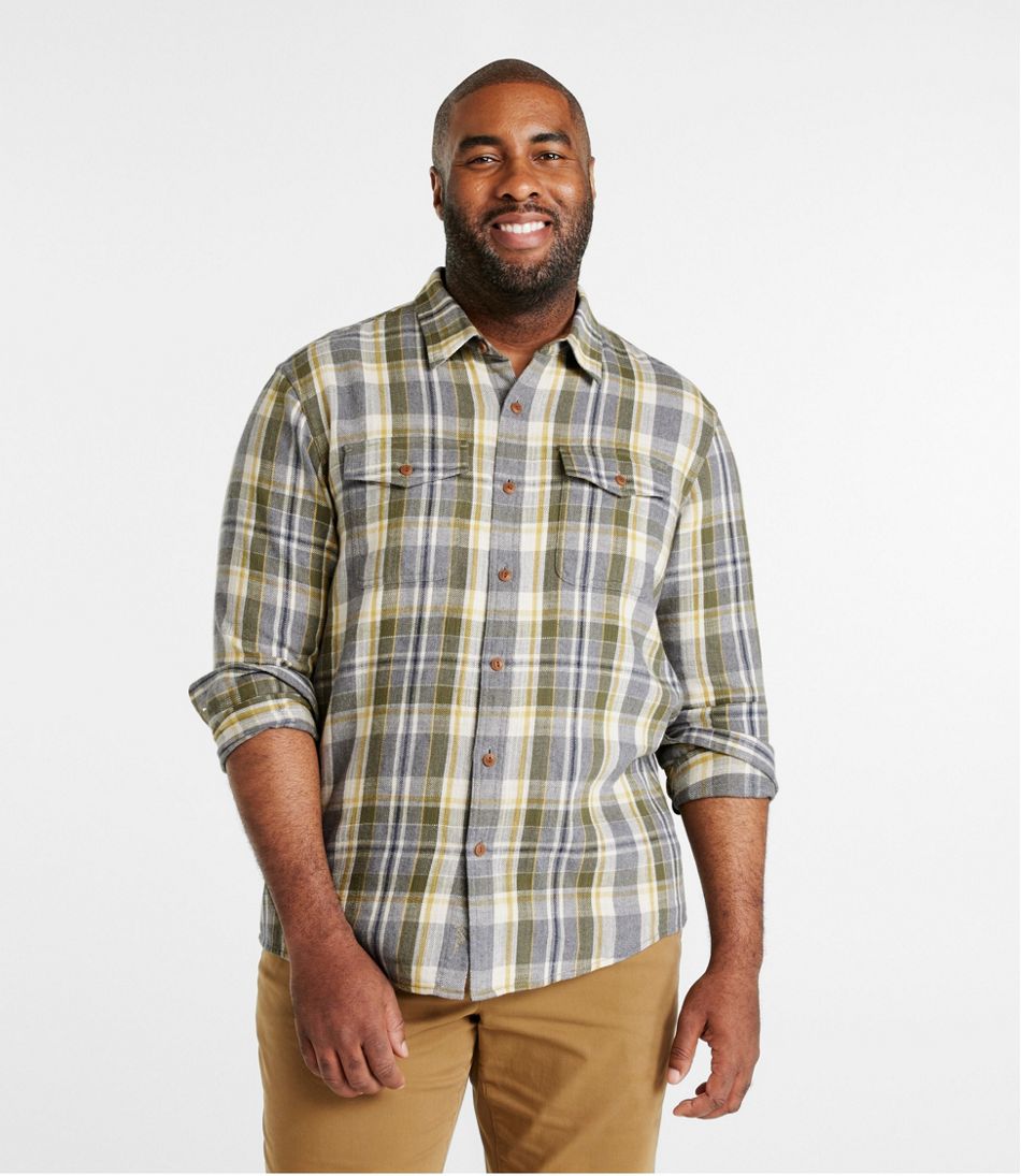 L.L.Bean For Sale | Men's Signature Heritage Textured Flannel Shirt