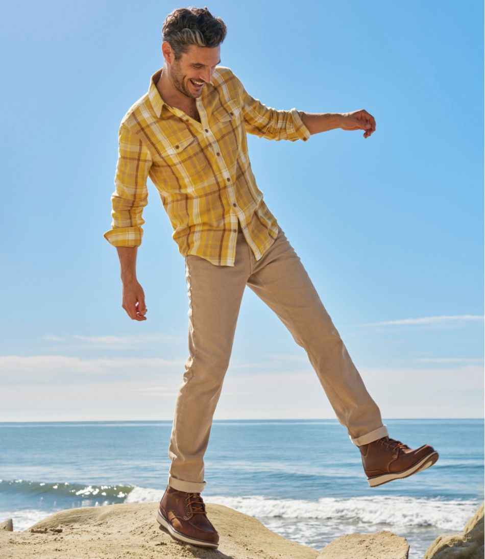 L.L.Bean For Sale | Men's Signature Heritage Textured Flannel Shirt
