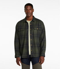 L.L.Bean New | Men's Maine Guide Lightweight Wool Field Shirt, Plaid