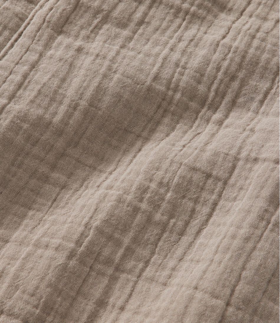 L.L.Bean Sale | Men's Cloud Gauze Shirt, Short-Sleeve, Slightly Fitted Untucked Fit