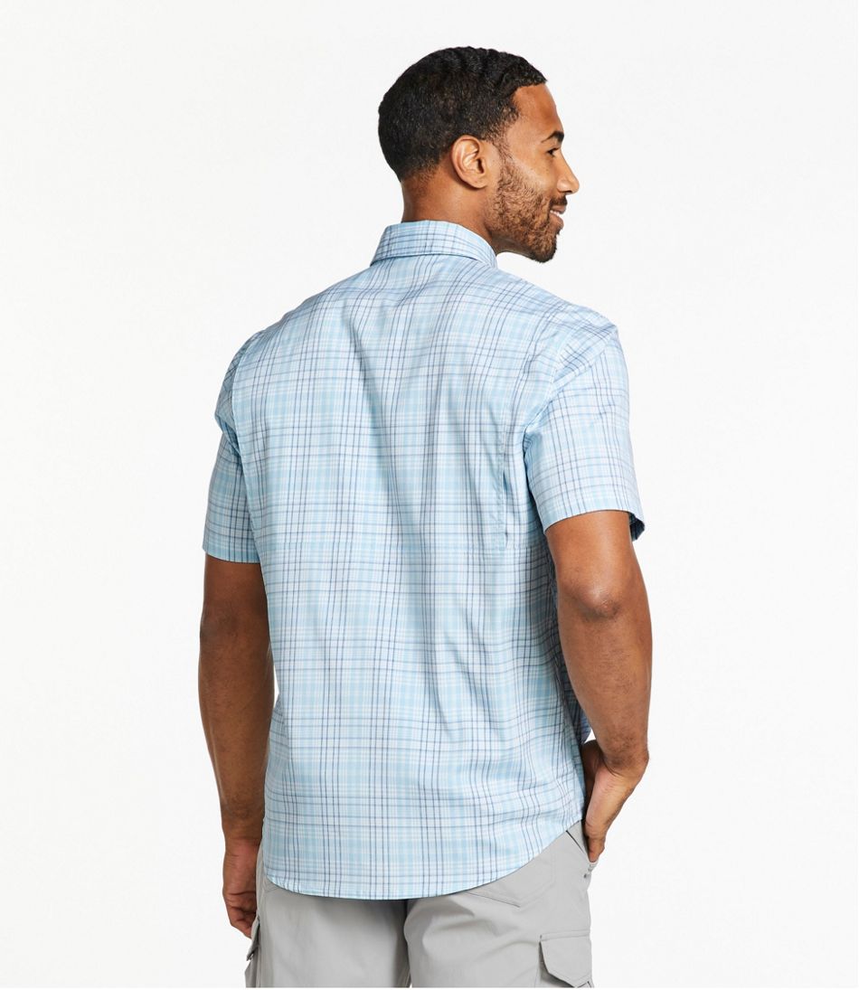 L.L.Bean US | Men's Tropicwear Shirt, Plaid Short-Sleeve