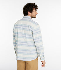 L.L.Bean For Sale | Men's Comfort Stretch Chambray Shirt, Traditional Untucked Fit, Long-Sleeve, Stripe