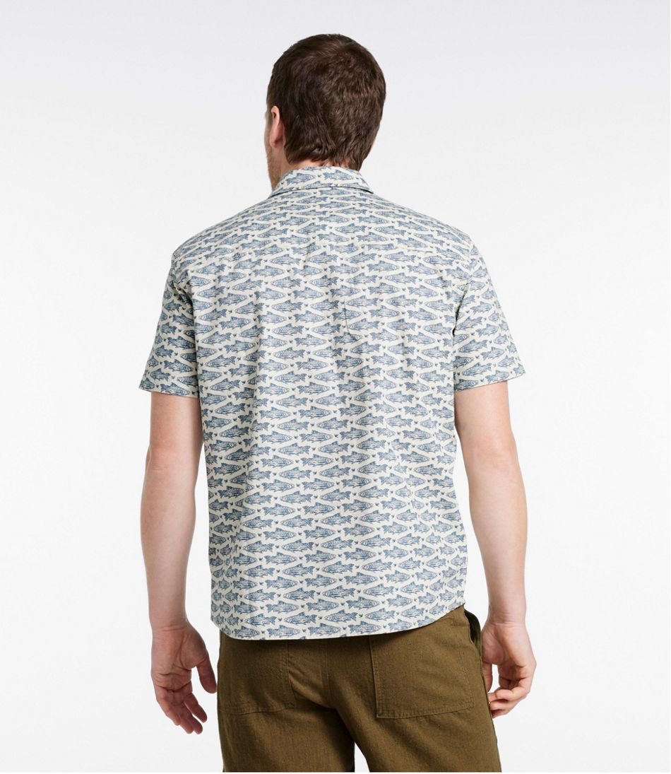 L.L.Bean Discount | Men's Signature Vacationland Shirt, Short-Sleeve, Slim Fit