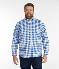 L.L.Bean Sale | Men's Bean's Wrinkle-Free Everyday Shirt, Traditional Untucked Fit, Plaid, Long-Sleeve