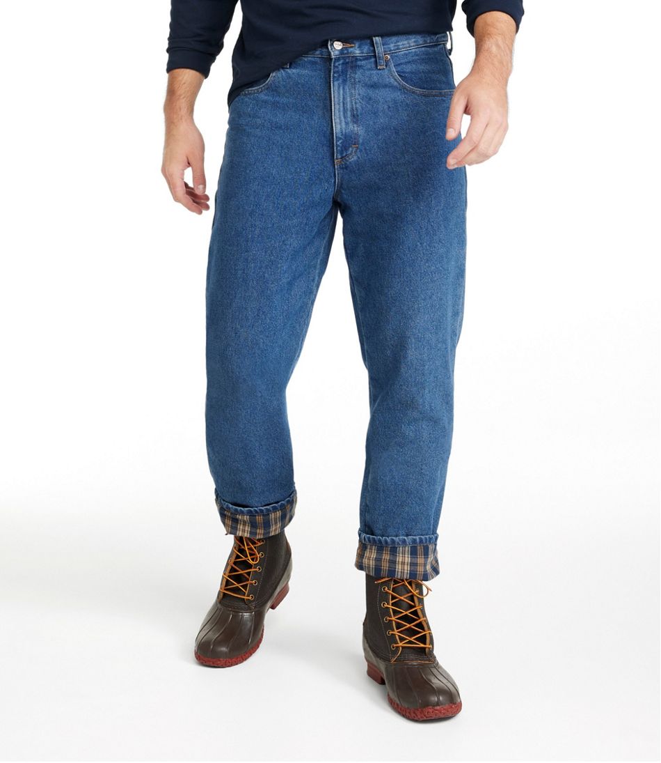 L.L.Bean Sale | Men's Double L® Jeans, Classic Fit, Flannel-Lined