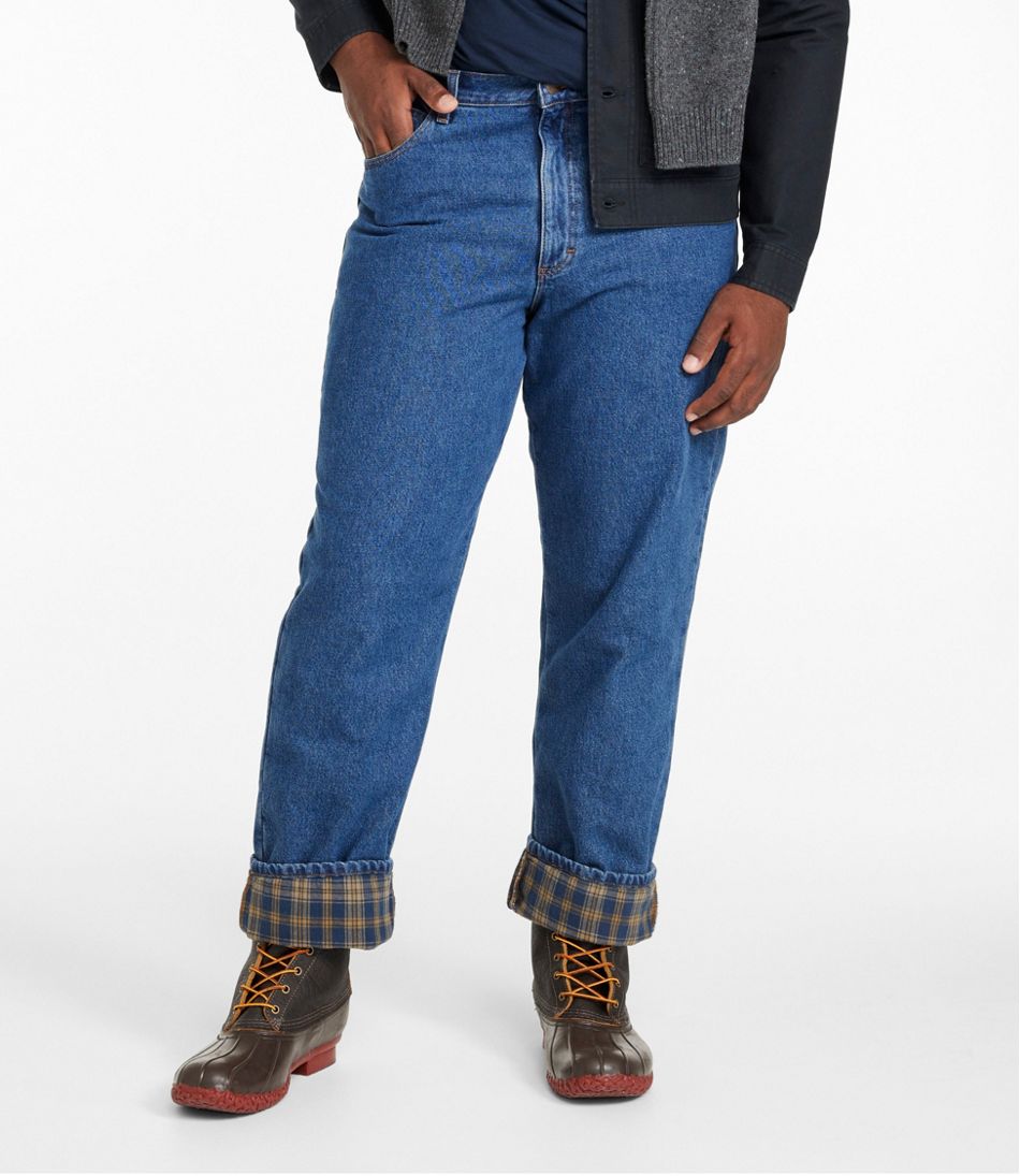 L.L.Bean Sale | Men's Double L® Jeans, Classic Fit, Flannel-Lined