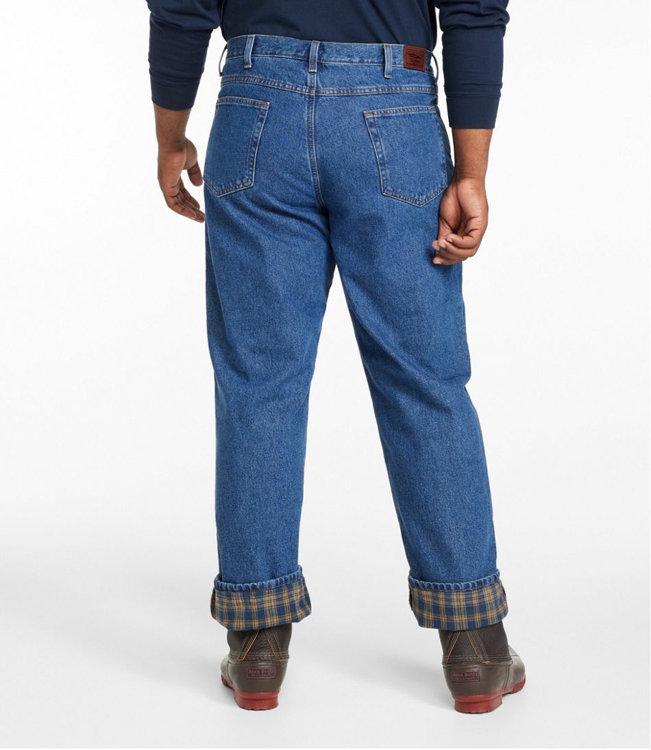 L.L.Bean Sale | Men's Double L® Jeans, Classic Fit, Flannel-Lined