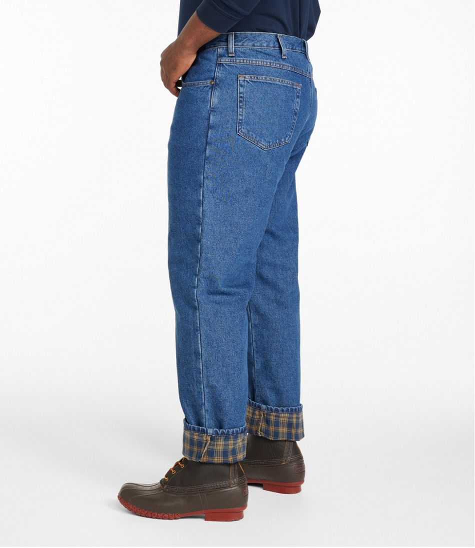 L.L.Bean Sale | Men's Double L® Jeans, Classic Fit, Flannel-Lined