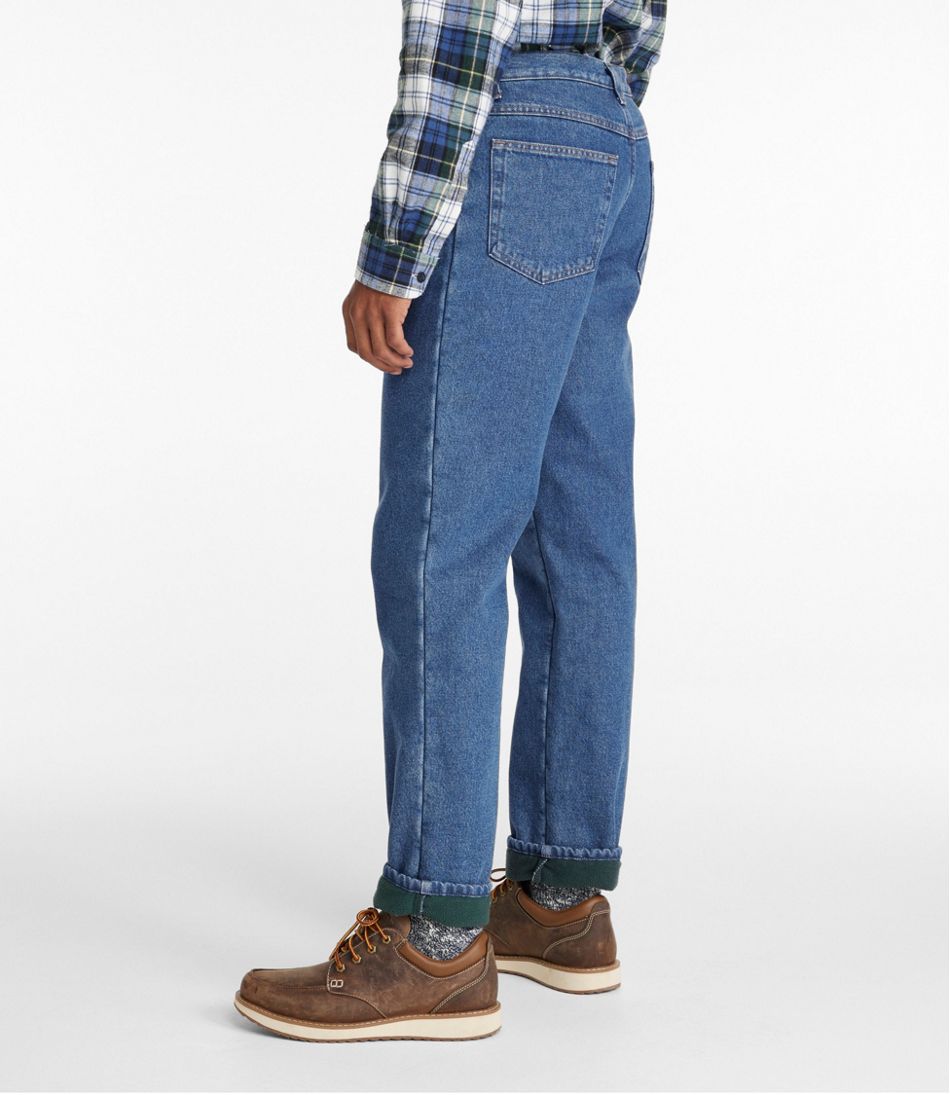 L.L.Bean New | Men's Double L® Jeans, Classic Fit, Fleece-Lined