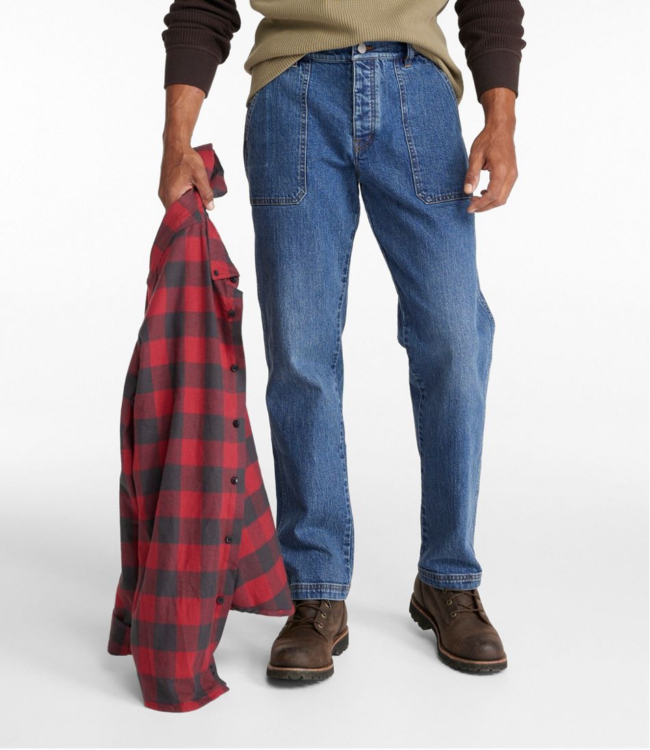 L.L.Bean Outlet | Men's Signature Heritage Utility Denim, Classic Fit, Straight Leg
