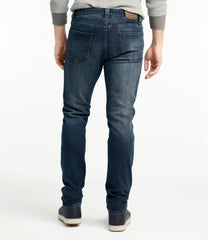 L.L.Bean On Sale | Men's Signature Five-Pocket Jeans with Stretch, Slim Straight