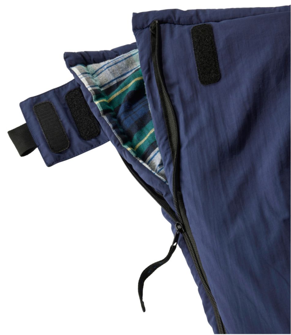 L.L.Bean Online | Flannel Lined Camp Sleeping Bag, 40°