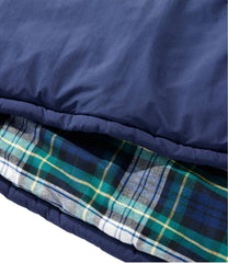 L.L.Bean | Adults' Flannel Lined Camp Sleeping Bag, 20°