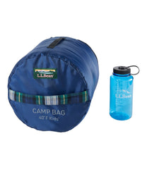 L.L.Bean | Kids' Flannel Lined Camp Sleeping Bag, 40°