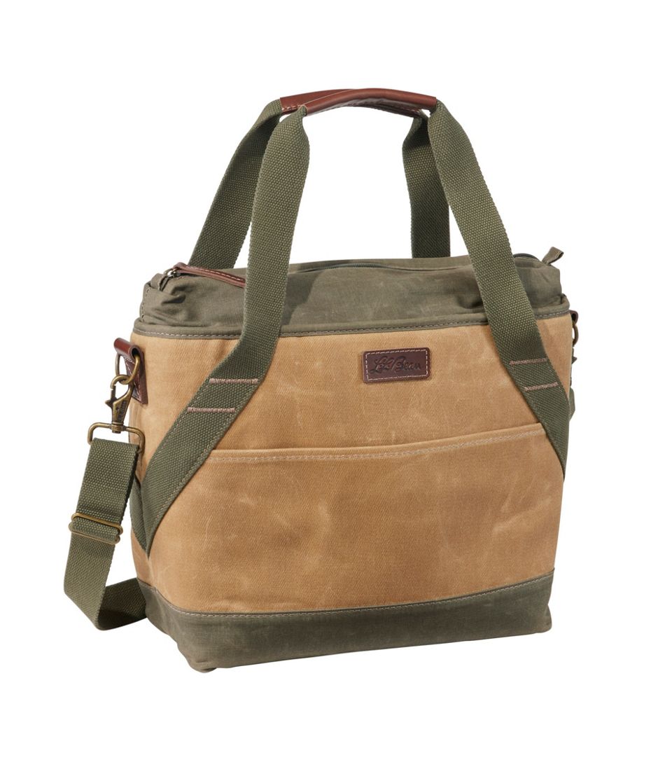 L.L.Bean New | Insulated Waxed-Canvas Tote, Medium
