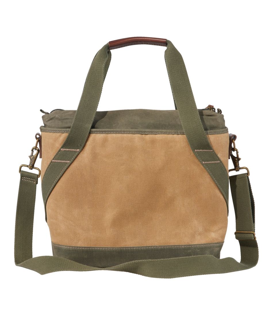 L.L.Bean New | Insulated Waxed-Canvas Tote, Medium