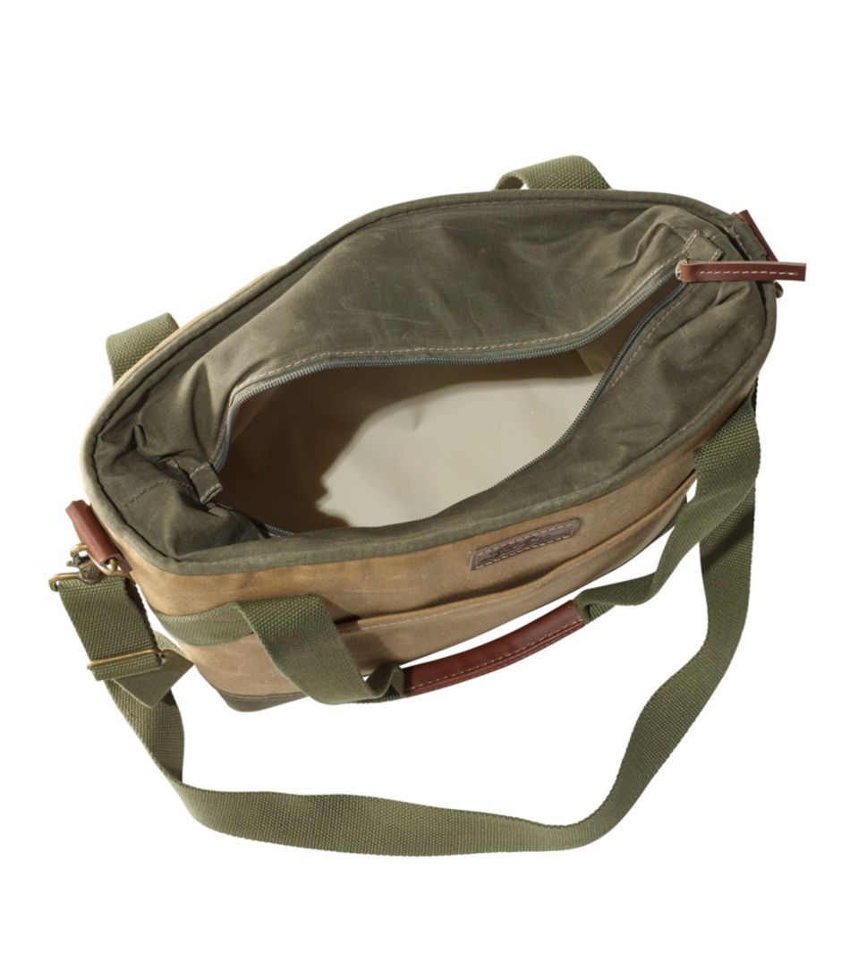 L.L.Bean New | Insulated Waxed-Canvas Tote, Medium