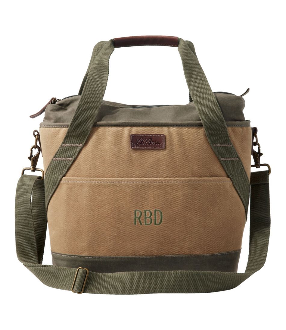 L.L.Bean New | Insulated Waxed-Canvas Tote, Medium