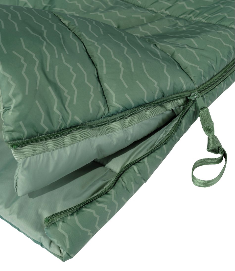 L.L.Bean Sale | Kids' Puffer Sleeping Bag, 40° Print