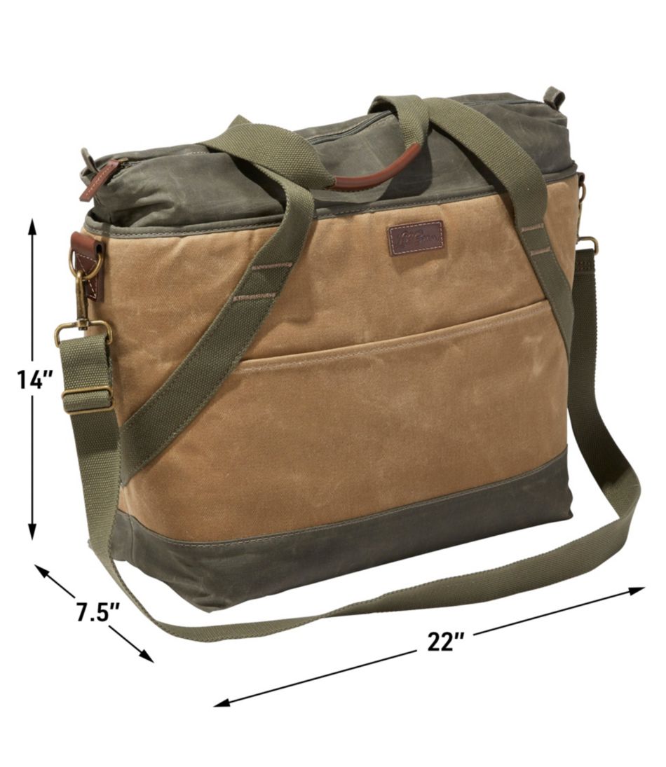 L.L.Bean For Sale | Insulated Waxed-Canvas Tote, Large