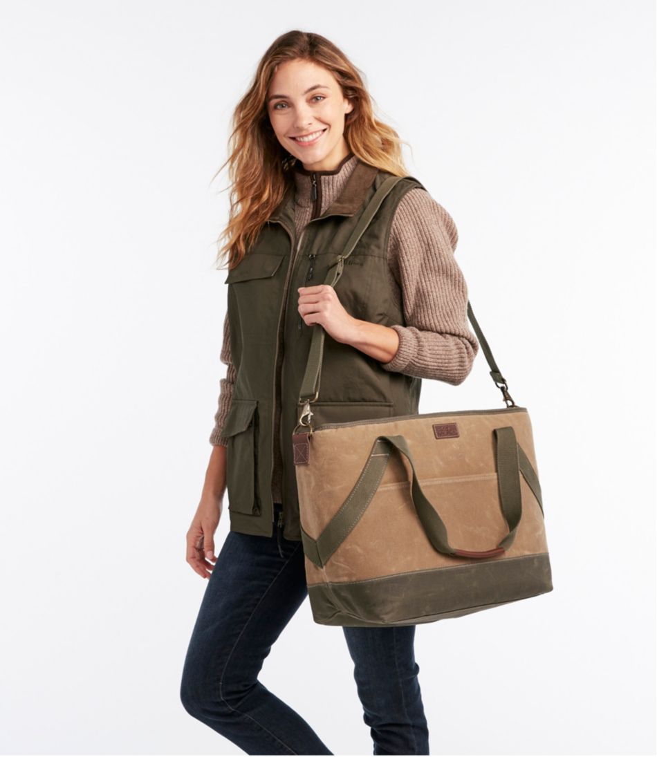 L.L.Bean For Sale | Insulated Waxed-Canvas Tote, Large