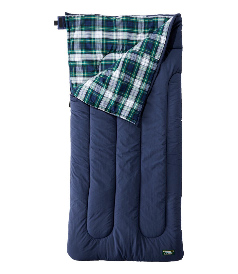 L.L.Bean New | Flannel Lined Camp Sleeping Bag, 0°