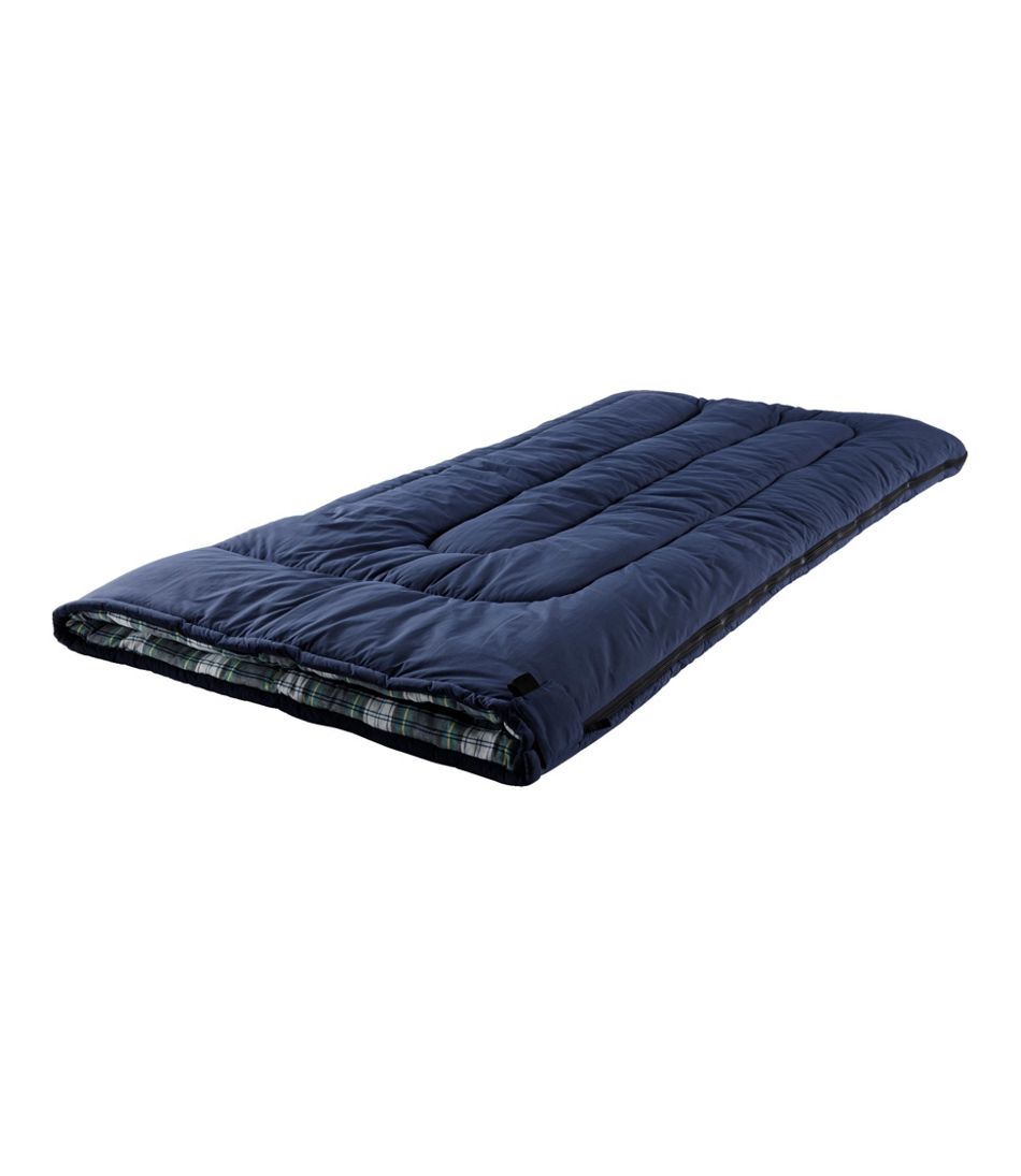 L.L.Bean New | Flannel Lined Camp Sleeping Bag, 0°